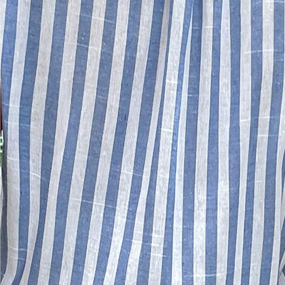 Blue and White Striped Summer Dress - Picture 7 of 7